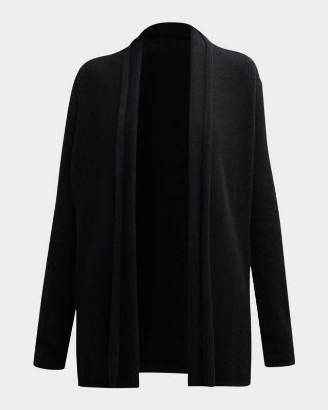 Cashmere Basic Open Cardigan